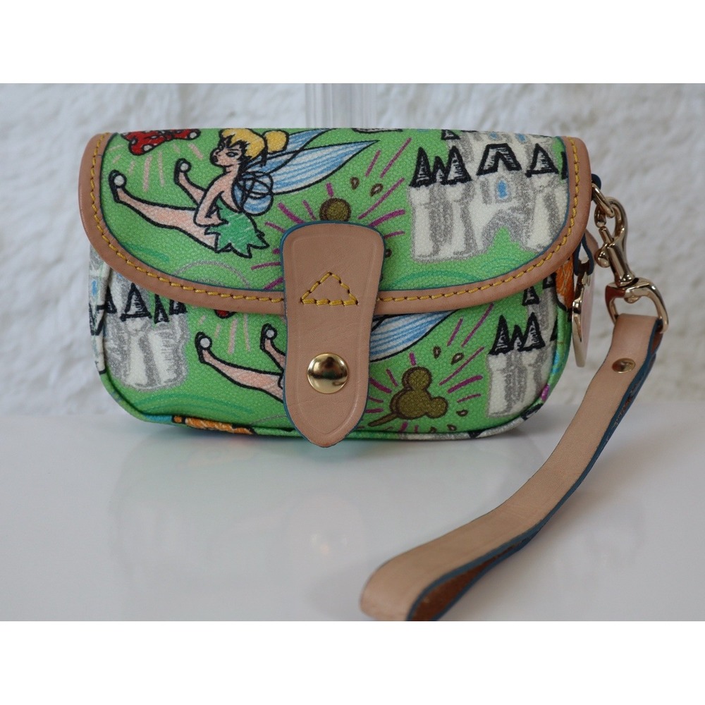 Dooney & Bourke Walt Disney World Green Pouch Wristlet